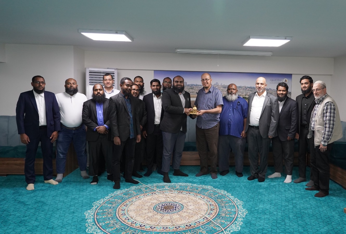 هيئة علماء فلسطين تستقبل وفداً من حزب عدالة (جزر المالديف)